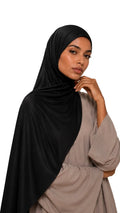 Hijab jersey liquide - Blacky