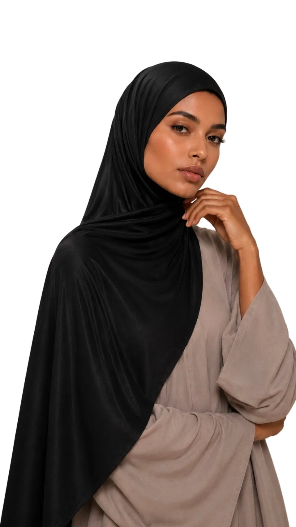 Hijab jersey liquide - Blacky