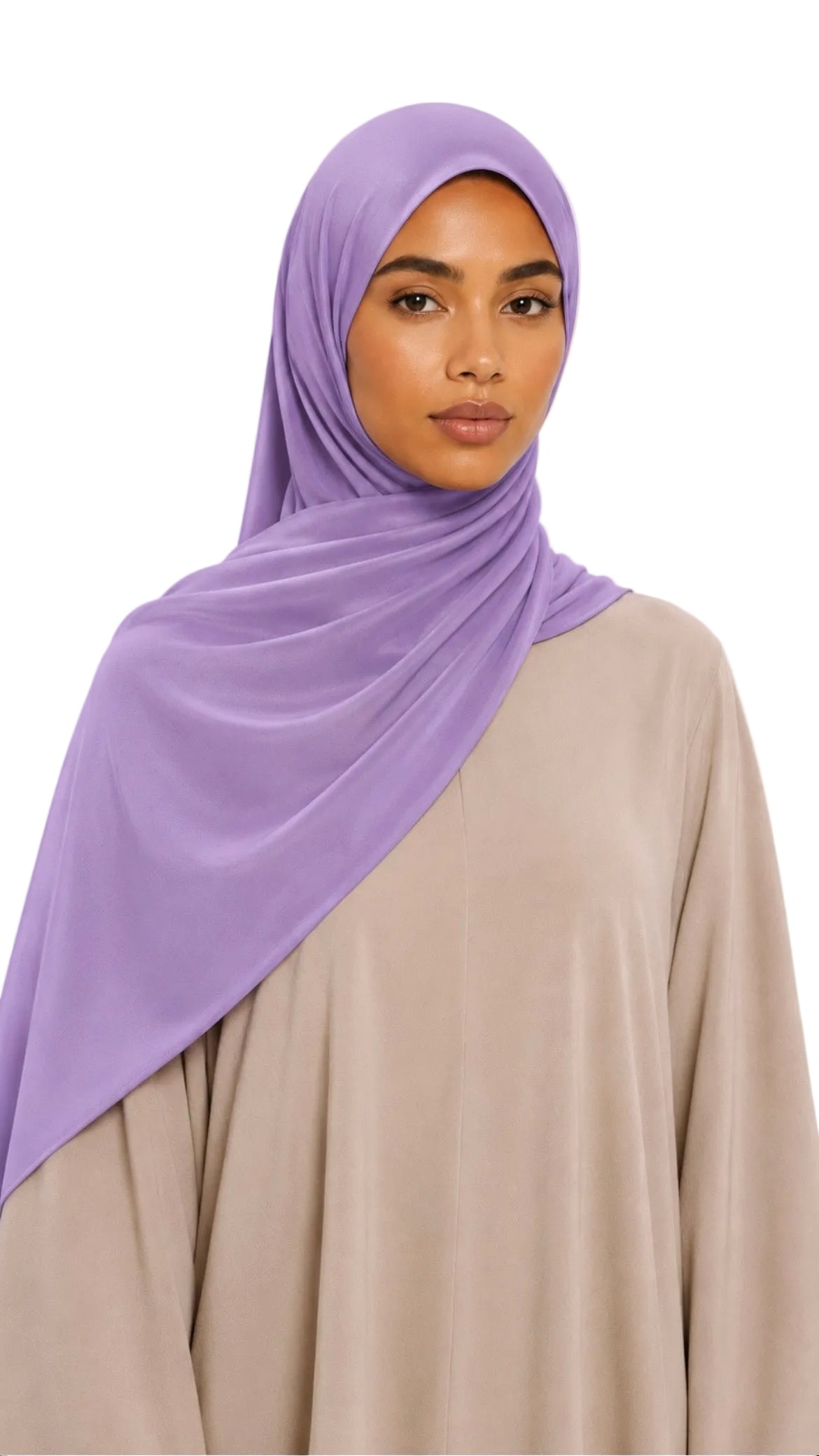 Hijab jersey liquide - Purple