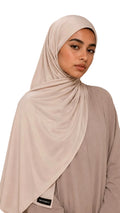 Hijab jersey liquide - Pinky nude